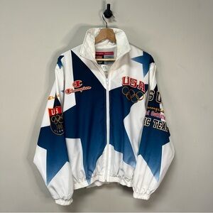 Vintage 1996 Atlanta Olympics USA Windbreaker
